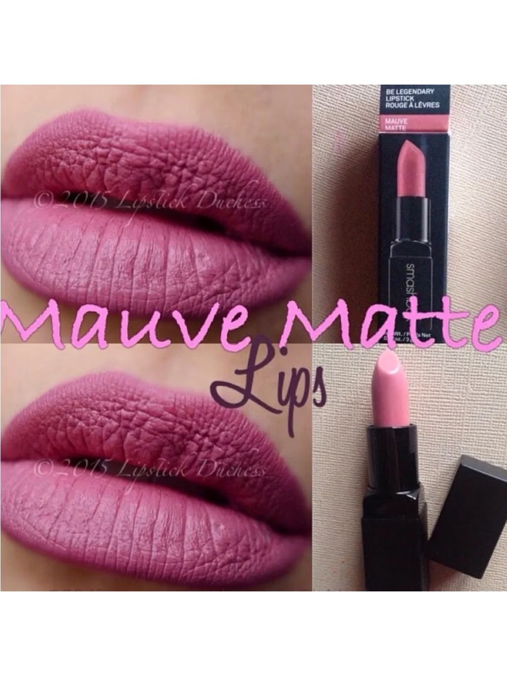 ⚡️🖤Smashbox Mauve Matte Be Legendary Lipstick